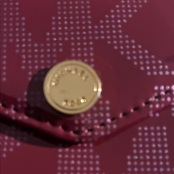 Michael Kors Burgundy Card Holder - Picture 2 of 8